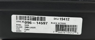 RUGER RXM 9MM LUGER (9x19 PARA) - Image 12 of 13