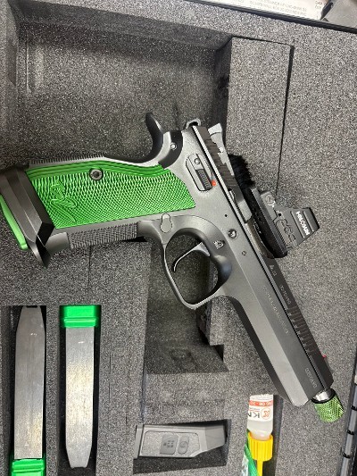 CZ TS2 RACING GREEN 9MM LUGER (9x19 PARA) - Image 2 of 7