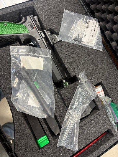 CZ TS2 RACING GREEN 9MM LUGER (9x19 PARA) - Image 5 of 7