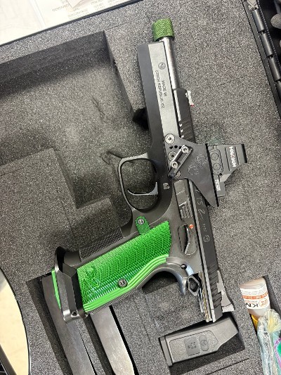 CZ TS2 RACING GREEN 9MM LUGER (9x19 PARA) - Image 6 of 7