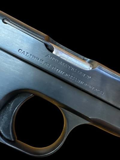 COLT M1908 Pocket Hammerless .32 RIMFIRE - Image 3 of 8