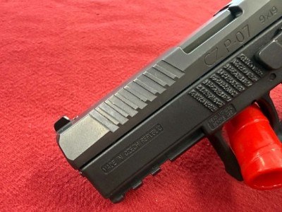 CZ HAMMER FIRED 9MM P-07 .9mm - Image 7 of 7