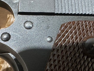 REMINGTON RAND 1911 A1 U.S. Army property marked with original box 1943 .45 ACP - Image 3 of 22