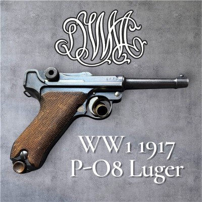 DWM P08 P-O8 German Luger WW1 1917 9MM LUGER (9x19 PARA) - Image 1 of 25
