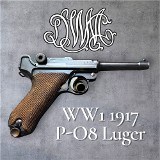 DWM P08 P-O8 German Luger WW1 1917 9MM LUGER (9x19 PARA) - Image 1 of 25