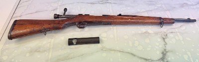 ARISAKA Type 38 6.5 Chrysanthemum Koishikawa Arsenal Pre-Series Early Safety Knob Duffel Cut w/Dust Cover 6.5X50MM ARISAKA - Image 2 of 23