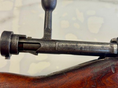 ARISAKA Type 38 6.5 Chrysanthemum Koishikawa Arsenal Pre-Series Early Safety Knob Duffel Cut w/Dust Cover 6.5X50MM ARISAKA - Image 6 of 23