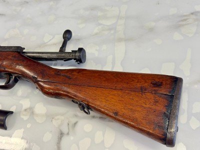 ARISAKA Type 38 6.5 Chrysanthemum Koishikawa Arsenal Pre-Series Early Safety Knob Duffel Cut w/Dust Cover 6.5X50MM ARISAKA - Image 15 of 23