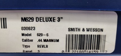 SMITH & WESSON 629 DELUXE .44 MAGNUM - Image 5 of 5