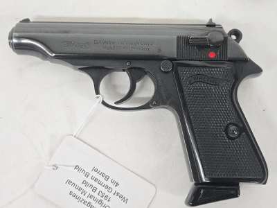 WALTHER PP w/Original Manual, 2 Mags 1953-54 Build .380 ACP - Image 5 of 13