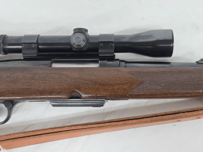 WINCHESTER Model 88 w/Magazine, Leather Sling, Scope, 1961 .308 Win - Image 14 of 19
