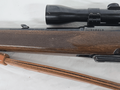 WINCHESTER Model 88 w/Magazine, Leather Sling, Scope, 1961 .308 Win - Image 5 of 19