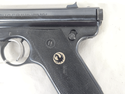 RUGER Standard Pre Mark I w/2 Mags, Leather Holster 1958 Build .22 LR - Image 4 of 13