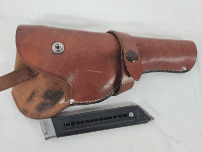 RUGER Standard Pre Mark I w/2 Mags, Leather Holster 1958 Build .22 LR - Image 10 of 13