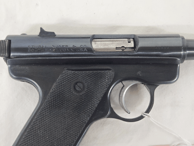 RUGER Standard Pre Mark I w/2 Mags, Leather Holster 1958 Build .22 LR - Image 13 of 13