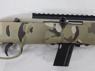 SAVAGE ARMS 64 Camo, Threaded w/Magazine, Pic Rail .22 LR - Image 9 of 11