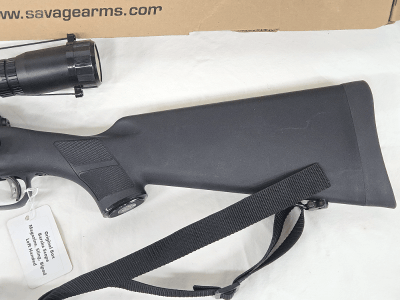 SAVAGE ARMS 11/111 Hunter XP Left Handed w/Scope, Mag, Sling, Bipod, Original Box .204 Ruger - Image 8 of 14