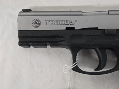 TAURUS PT 24/7 Pro w/2 Mags, Leather Holster, Hard Case .40 S&W - Image 5 of 13