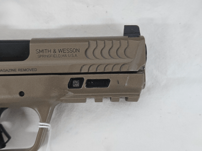 SMITH & WESSON M&P 2.0 TS FDE w/Holosun 407k, 2 Mags, Backstraps, Optic Plates 10mm - Image 2 of 12