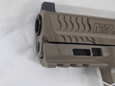 SMITH & WESSON M&P 2.0 TS FDE w/Holosun 407k, 2 Mags, Backstraps, Optic Plates 10mm - Image 10 of 12