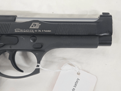BERETTA 92 Brigadier G Elite w/Crimson Trace Grips, 2 Mags, Original Hard Case, Box Manuals 9MM LUGER (9x19 PARA) - Image 2 of 11