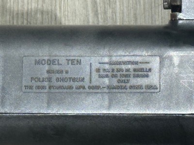 HIGH STANDARD MFG CO model 10 B 12 GA - Image 3 of 10
