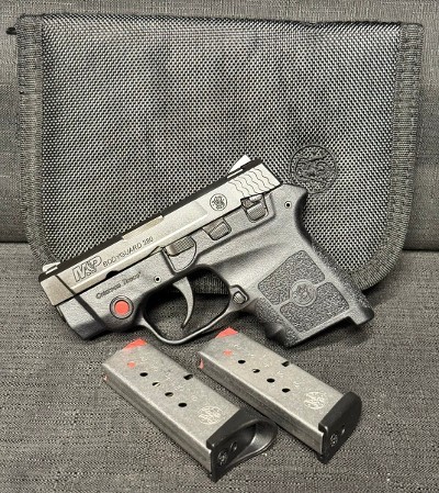 SMITH & WESSON M&P BODYGUARD 380 CRIMSON TRACE .380 ACP - Image 1 of 6