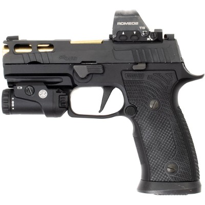 SIG SAUER P320 AXG PRO CUT + ROMEO2, FOXTROT1X, EXTRA BARREL, LEUPOLD DP-PRO 9MM LUGER (9X19 PARA) - Image 1 of 3