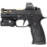 SIG SAUER P320 AXG PRO CUT + ROMEO2, FOXTROT1X, EXTRA BARREL, LEUPOLD DP-PRO 9MM LUGER (9X19 PARA) - Image 1 of 3