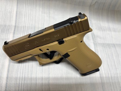 GLOCK G43X [COYOTE BROWN] 9MM LUGER (9x19 PARA) - Image 1 of 5