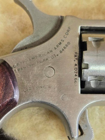 NORTH AMERICAN ARMS MINI REVOLVER .22 LR - Image 3 of 6