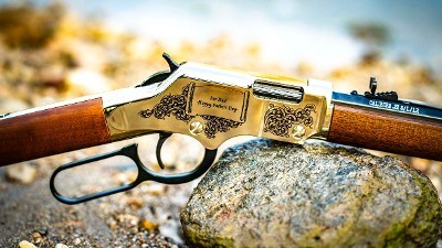 HENRY GOLDEN BOY SILVER FATHER&sbquo;S DAY EDITION .22 LR - Image 4 of 7