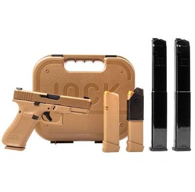 GLOCK G19X V (FDE) - Mag Package 9MM LUGER (9X19 PARA) - Image 1 of 14