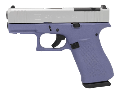 GLOCK 43X MOS CRUSHED ORCHID / SATIN 9MM LUGER (9x19 PARA) - Image 1 of 1