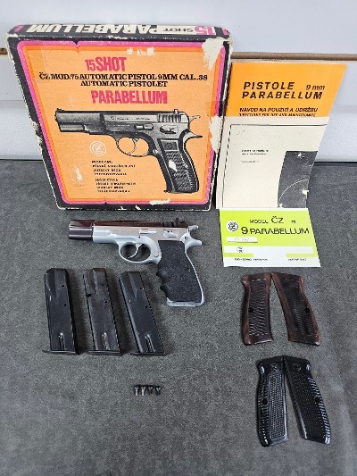 CZ 75 Pre-B 1983 2 Tone 9MM LUGER (9x19 PARA) - Image 1 of 25
