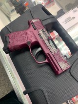 SIG SAUER P365 (BLACK CHERRY ROSES CUSTOM) .380 ACP - Image 5 of 6