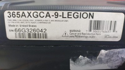 SIG SAUER P365 X LEGION 9MM LUGER (9x19 PARA) - Image 7 of 10