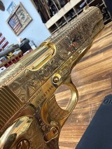 COLT Government Model 5" Custom Engraved Gold Plated! .45 ACP - Image 7 of 10