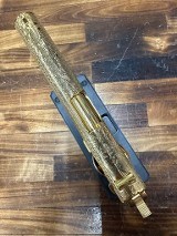 COLT Government Model 5" Custom Engraved Gold Plated! .45 ACP - Image 5 of 10