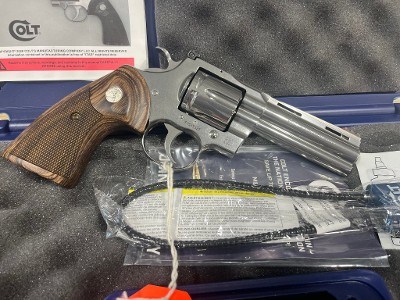 COLT PYTHON STAINLESS 2020 .38 SPECIAL/.357 MAGNUM - Image 5 of 9