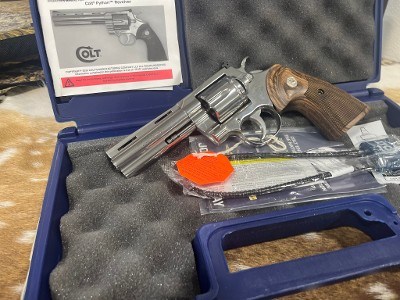 COLT PYTHON STAINLESS 2020 .38 SPECIAL/.357 MAGNUM - Image 9 of 9