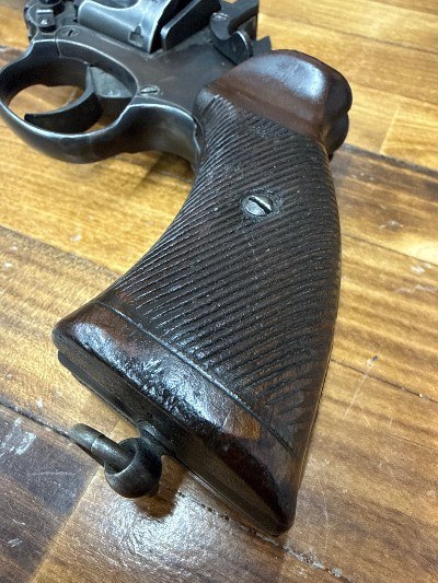 ENFIELD 1942 Webley W/ HOLSTER .38 S&W - Image 9 of 13