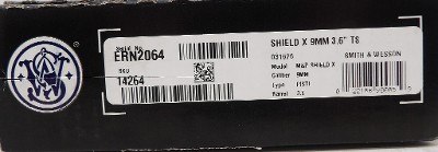 SMITH & WESSON M&P SHIELD X (MANUAL SAFETY) 9MM LUGER (9x19 PARA) - Image 2 of 8
