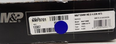 Smith & Wesson M&P M2.0 Optic Ready 10MM - Image 2 of 8