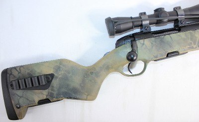 STEYR STEYR MANNLICHER SCOUT RIFLE 308 WIN 20" THREADED W/ LEUPOLD SCOPE 4-MAGS & BOX .308 WIN - Image 6 of 11