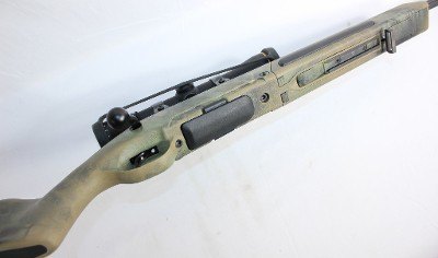 STEYR STEYR MANNLICHER SCOUT RIFLE 308 WIN 20" THREADED W/ LEUPOLD SCOPE 4-MAGS & BOX .308 WIN - Image 10 of 11