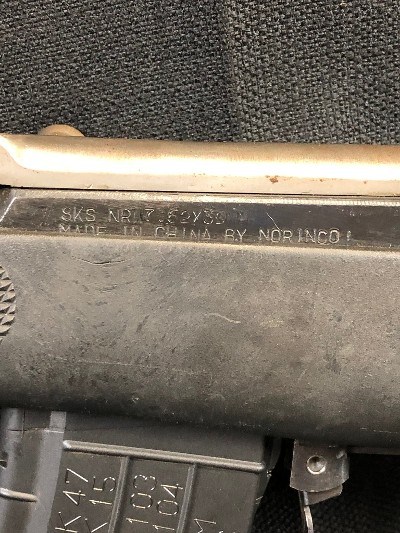 NORINCO SKS RIFLE 7.62MM X 39 RUSSIAN - Image 7 of 13