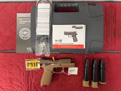 SIG SAUER P320 M18 9MM LUGER (9x19 PARA) - Image 1 of 4