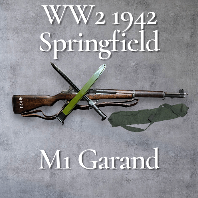 SPRINGFIELD ARMORY M1 Garand WW2 1942 US Rifle .30-06 SPRG - Image 1 of 11