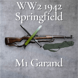 SPRINGFIELD ARMORY M1 Garand WW2 1942 US Rifle .30-06 SPRG - Image 1 of 11